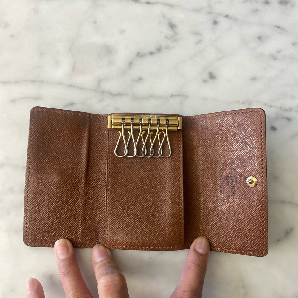 Brown Leather Key Holder